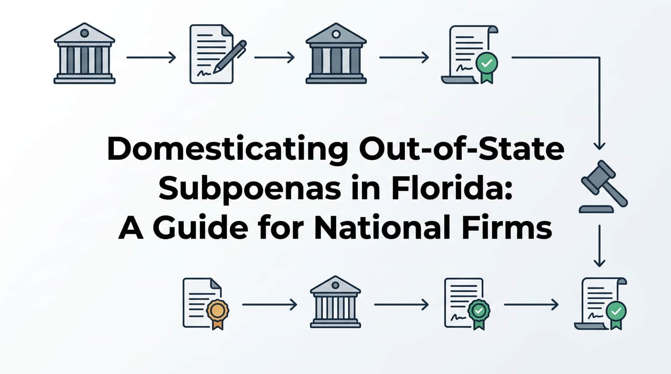 How to Domesticate an Out-of-State Subpoena in Orlando, FL