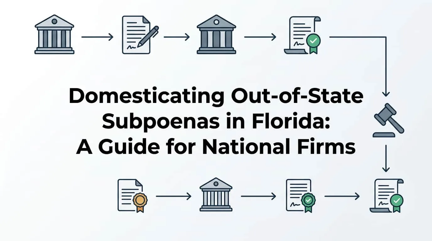 How to Domesticate an Out-of-State Subpoena in Orlando, FL